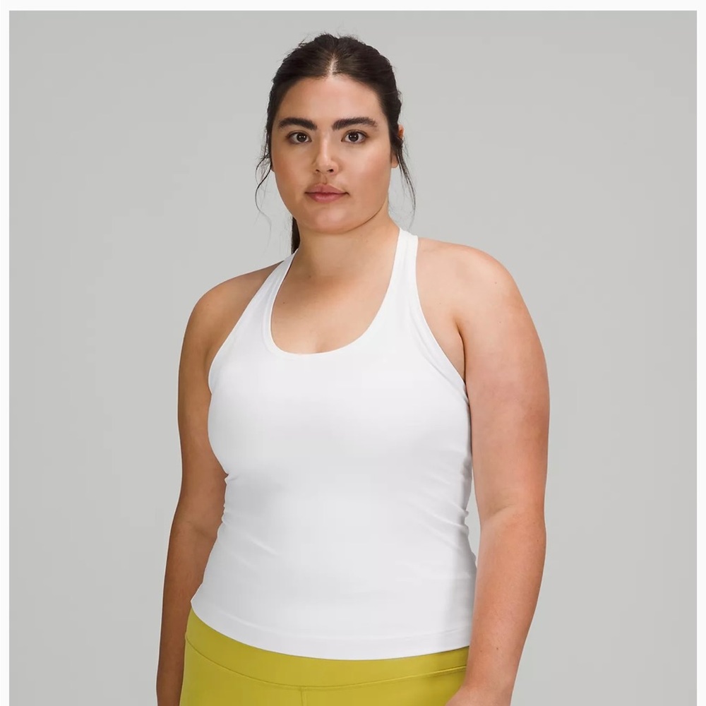 Lululemon white tank size 6